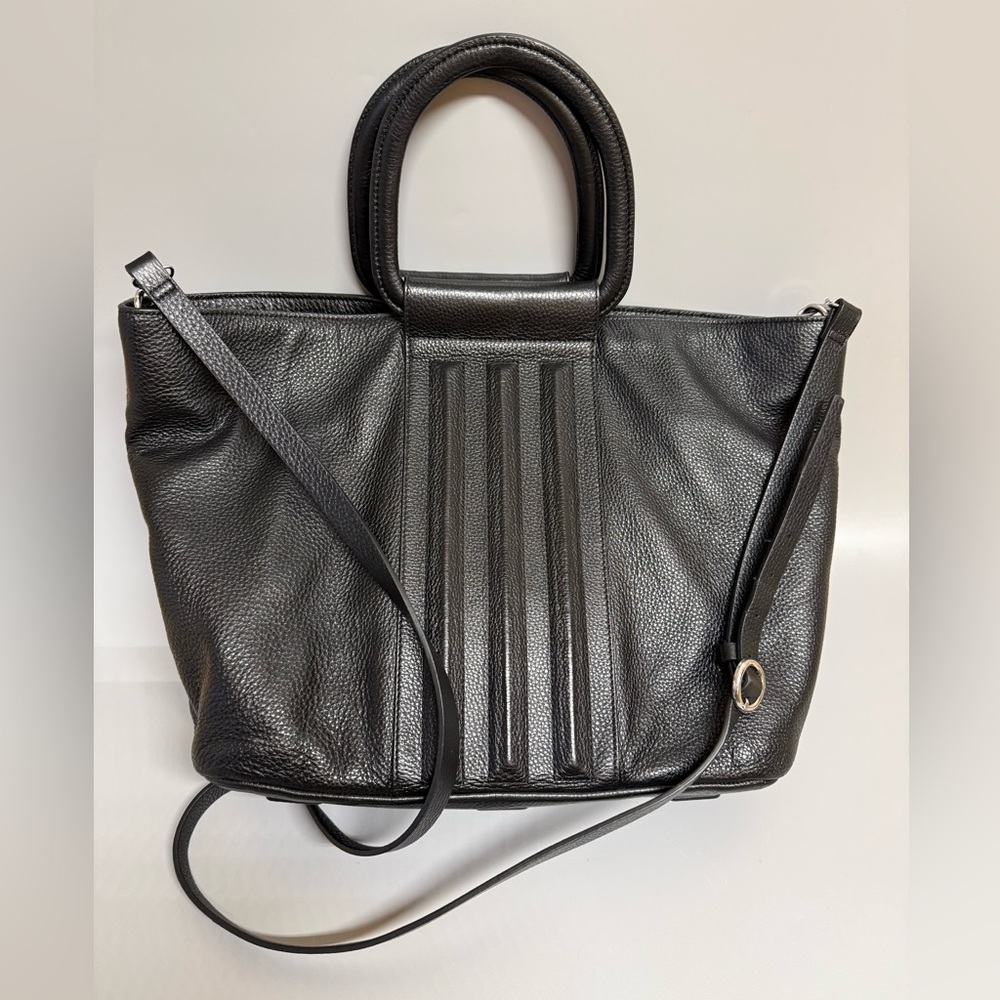 Halston heritage black Leather ToteBag